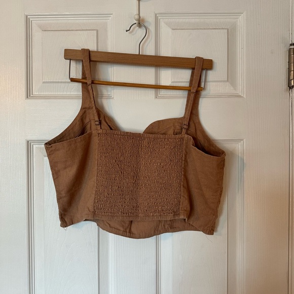 Abercrombie Tan Linen-Blend Set - Picture 5 of 7